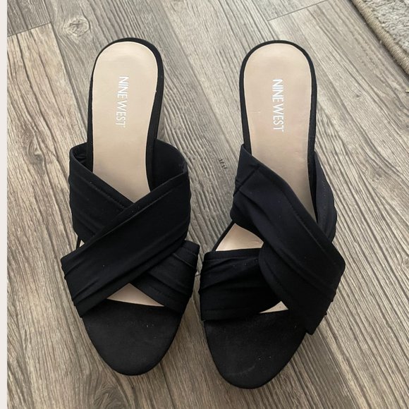 ⭐️ Block Classy Chic Party Elegant Business Casual Work Wedge Boho Heel Sandals - Picture 5 of 6